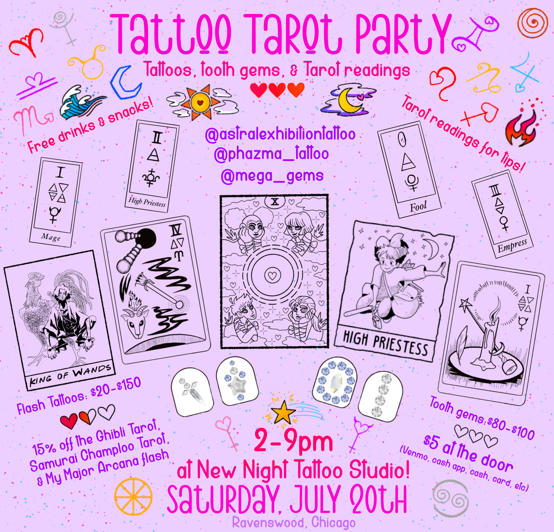 🌟💜Tattoo Tarot Party💜🌟 (7/20)