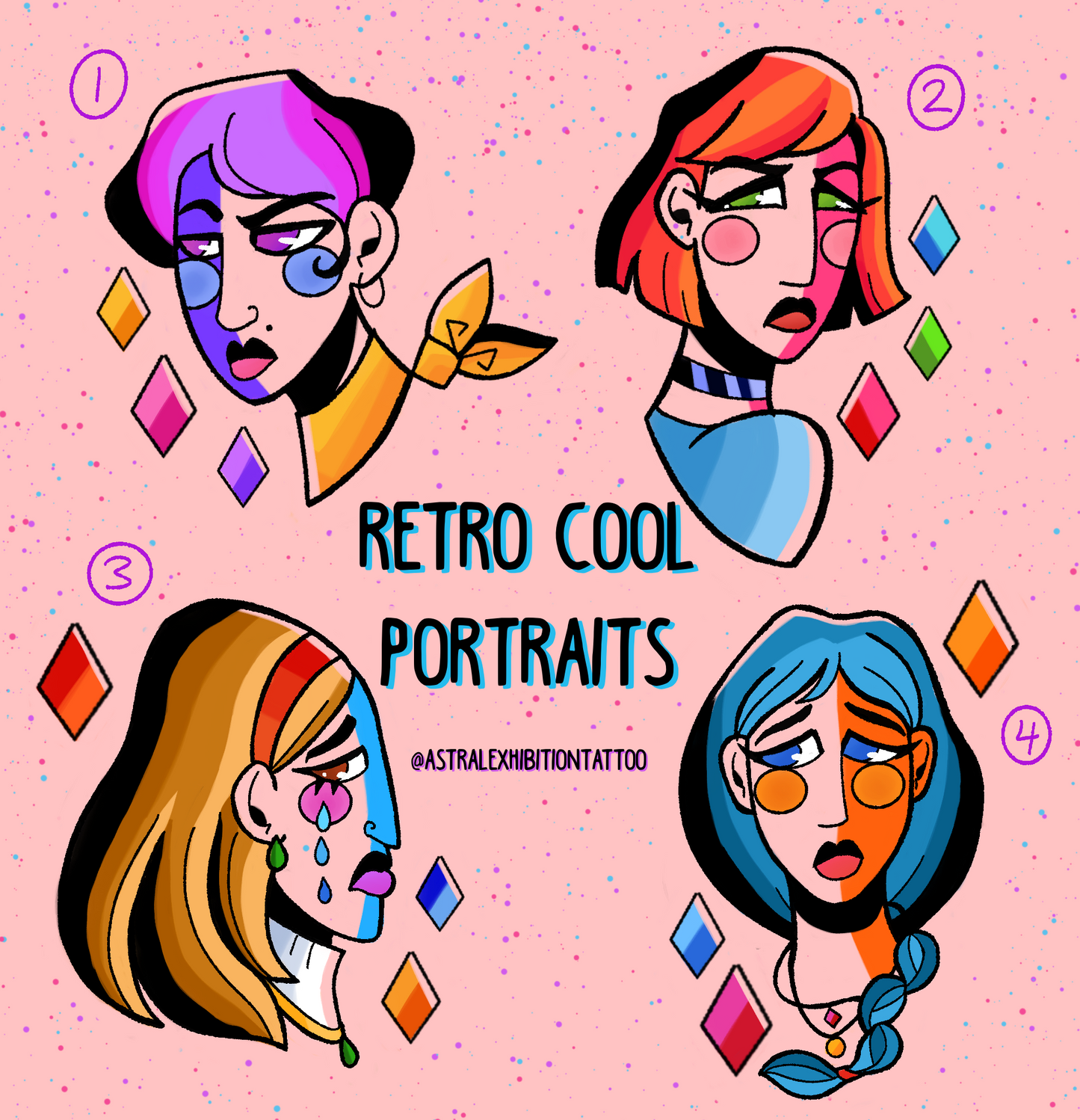 Retro Portraits